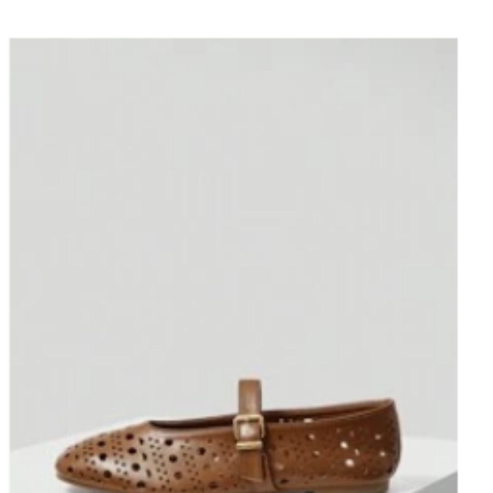 Elegant Brown Cutout Loafers